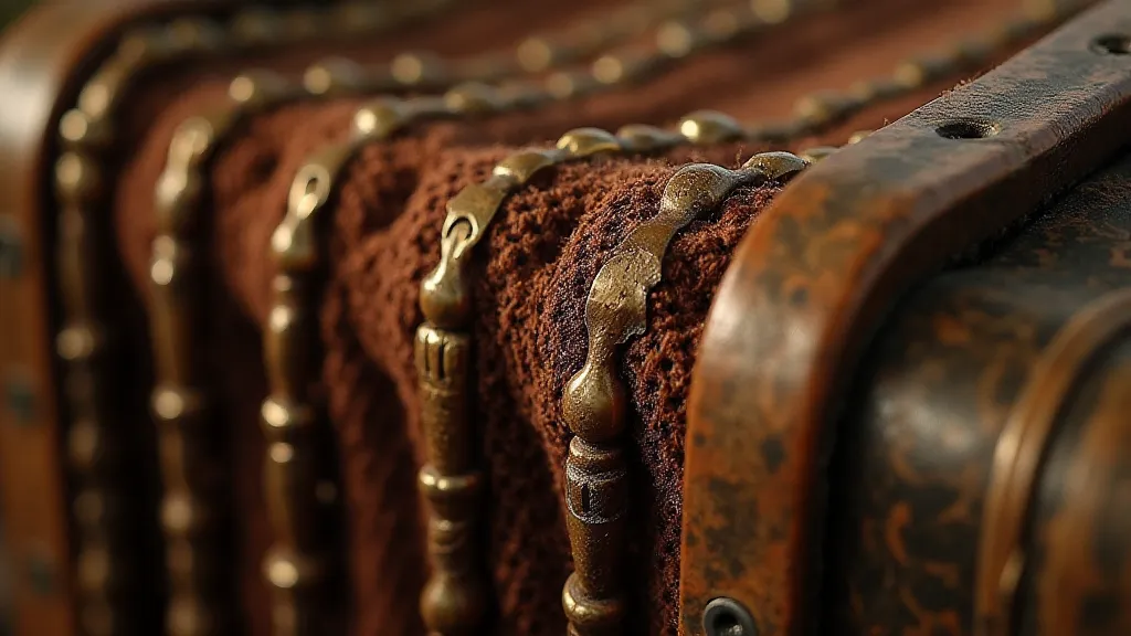 Accordion bellows close-up