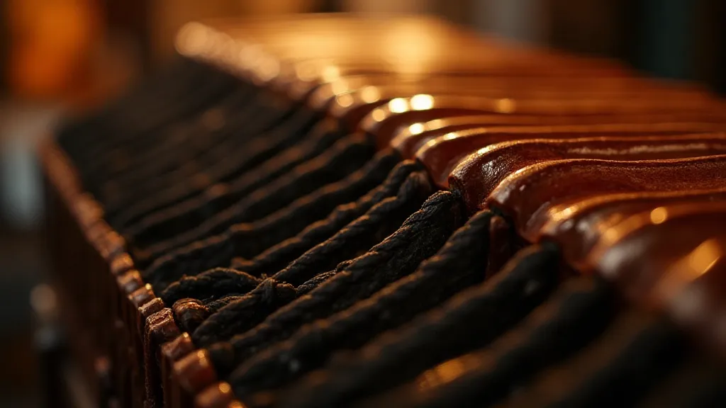 Detail of an antique accordion bellows