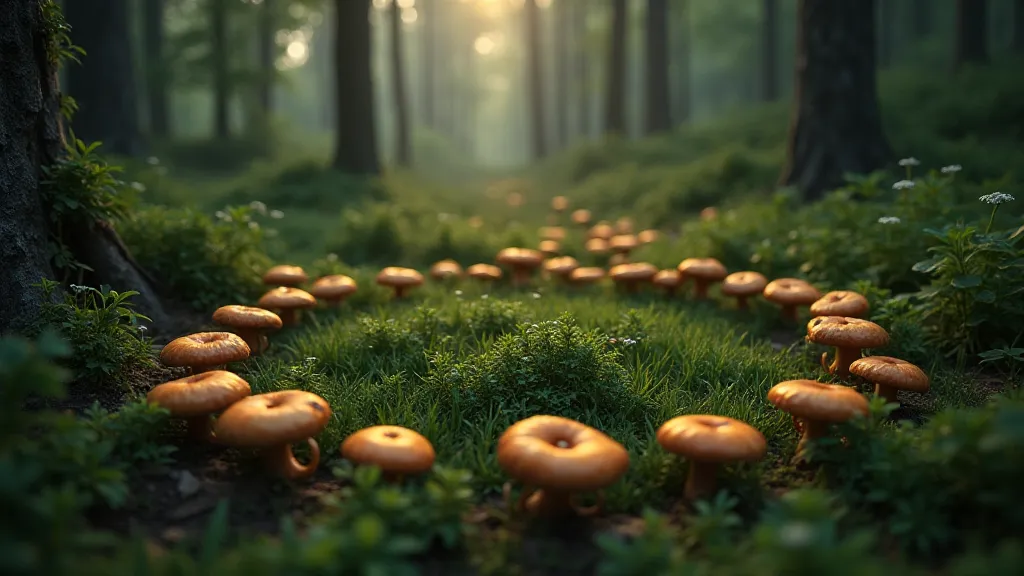 Fairy ring in a meadow